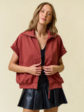 Buttery Soft Flap Pocket Full Zip Top
