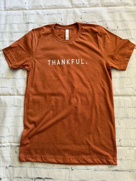 Thankful Heather Autumn Tshirt