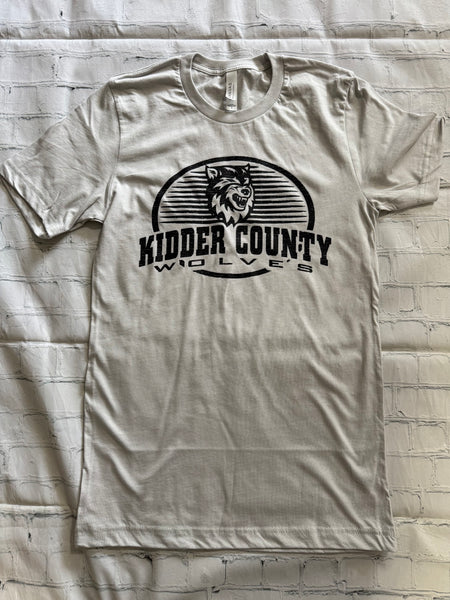 Wolves Silver Bella Canvas Tshirt