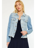 KanCan Princess Sleeve Denim Jacket