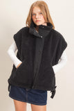 Teddy Sherpa Oversized Vest