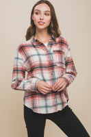 Button Down Flannel Top