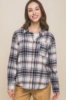 Button Down Flannel Top