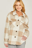 Woven Plaid Shacket