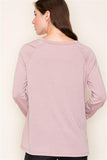 Long Sleeve Side Pocket Pullover Top