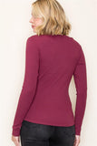 Garmet Dye Long Sleeve Basic Top