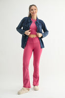 Cotton Blend Mineral Wash Shacket
