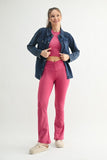 Cotton Blend Mineral Wash Shacket