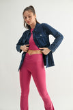 Cotton Blend Mineral Wash Shacket