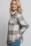 Flannel Plaid Button Down Shirt