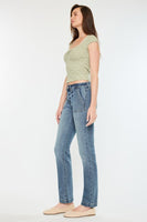 KanCan Mid Rise Slim Straight Trouser Pocket Jean