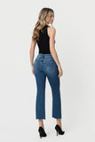 High Rise Kick Flare Denim