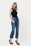 High Rise Kick Flare Denim