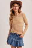 Floral Lace Sheer Top
