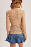 Floral Lace Sheer Top