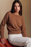 Brown Long Sleeve Sweater