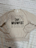 Midwest Sponge Fleece Crew Neck Sweatshirt