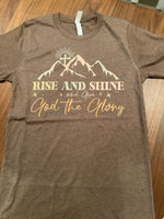 Rise And Shine Bella Canvas Soft Tshirt