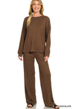 Soft Hacci Pullover & Pants Set