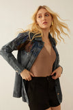 Mia Gavina Patchwork Lightweight Denim Jacket