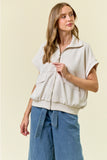 Buttery Soft Flap Pocket Full Zip Top