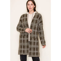 Long Sleeve Open Front Cardigan Coat