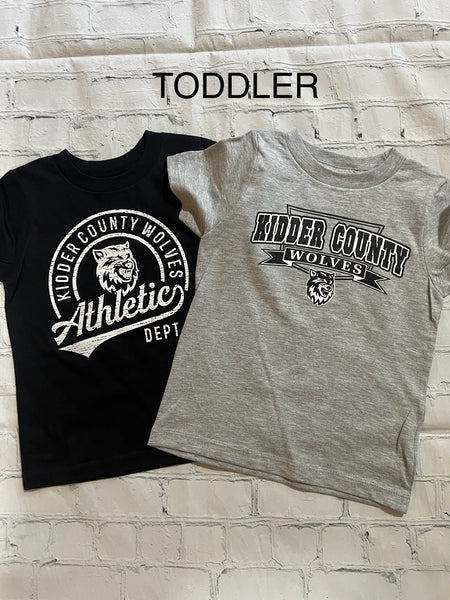 Wolves Toddler Short Sleeve Tshirt