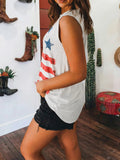 Stars And Stripes Sleeveless Top