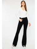 Mid Rise Flare Black Jean