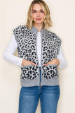 Leopard Sweater Vest