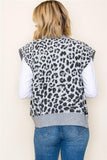 Leopard Sweater Vest