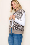 Leopard Sweater Vest