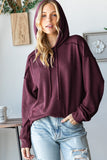 Urban Ribbed Hoodie with Stitch Detail