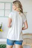 Dolman Short Sleeve Stars & Stripes Top