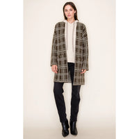 Long Sleeve Open Front Cardigan Coat