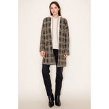Long Sleeve Open Front Cardigan Coat
