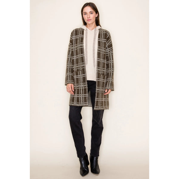 Long Sleeve Open Front Cardigan Coat