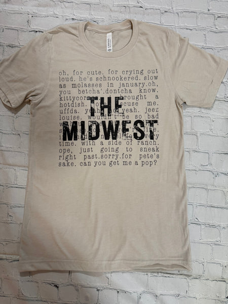 Midwest Heather Sand Tshirt