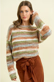 Multi Color Striped Sweater