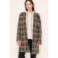 Long Sleeve Open Front Cardigan Coat