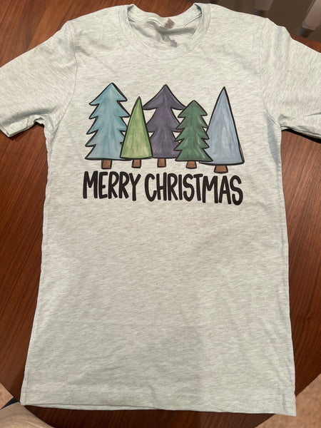 Merry Christmas Tree Tshirt