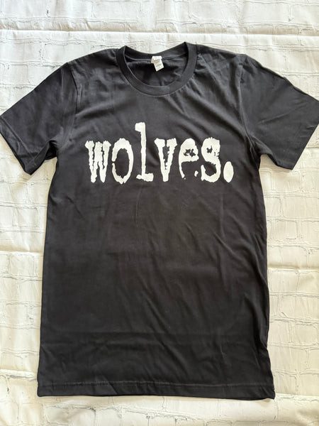 Wolves Black Bella Canvas Tshirt