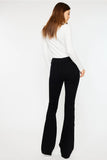 Mid Rise Flare Black Jean