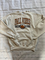 Fall Vibes Crew Neck Pocket Sweatshirt