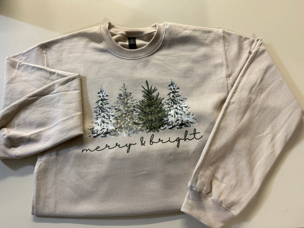 Crew Neck Tree Sweatshirt