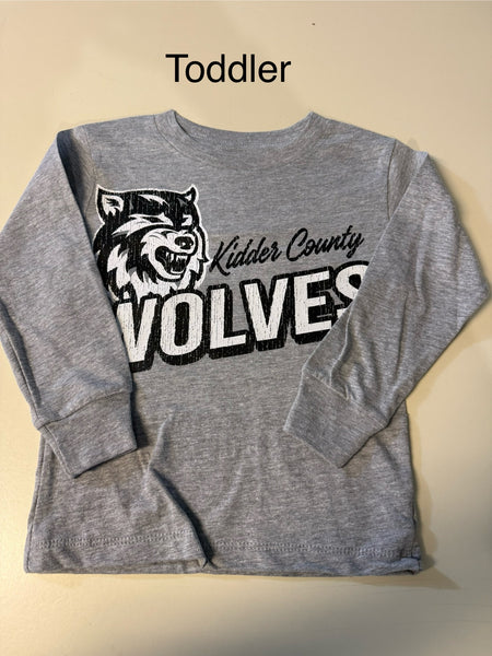 Wolves Bella Canvas Toddler Tshirt