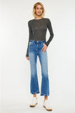 High Rise Medium Wash KanCan Cropped Bootcut