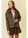 Leopard Hoodie Jacket
