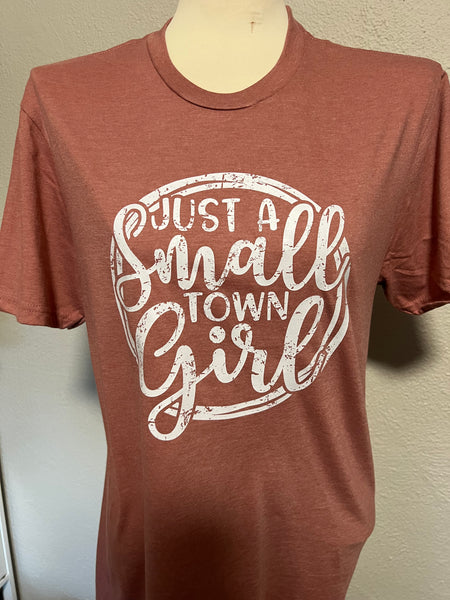 Small Town Girl Blush Frost Tshirt