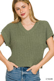 Textured Sweater Vest